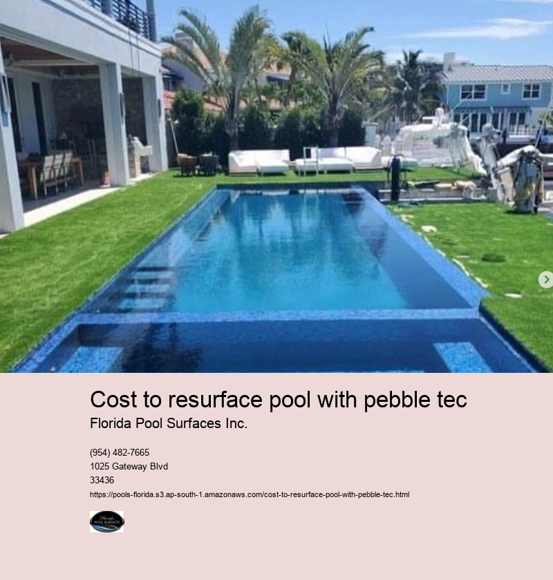 cost to resurface pool with pebble tec