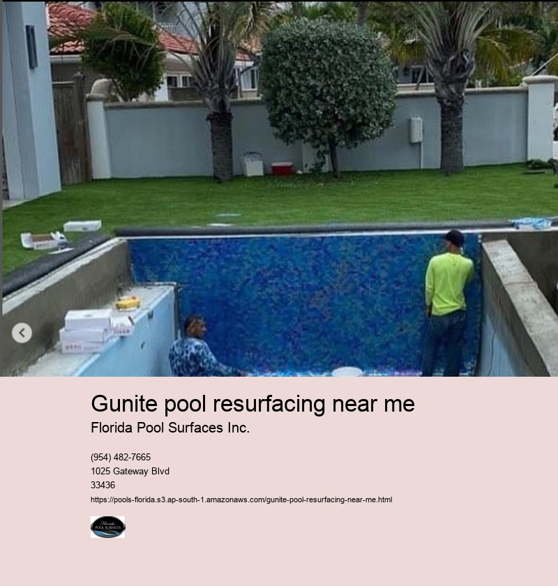 gunite pool resurfacing near me
