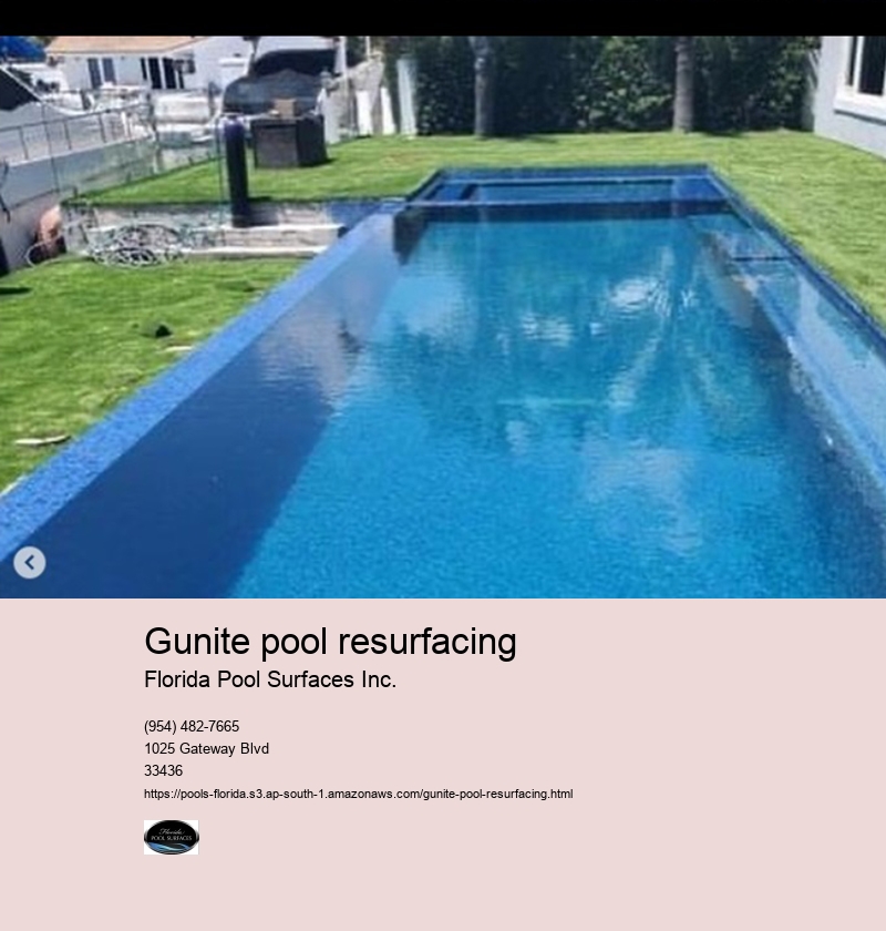 gunite pool resurfacing