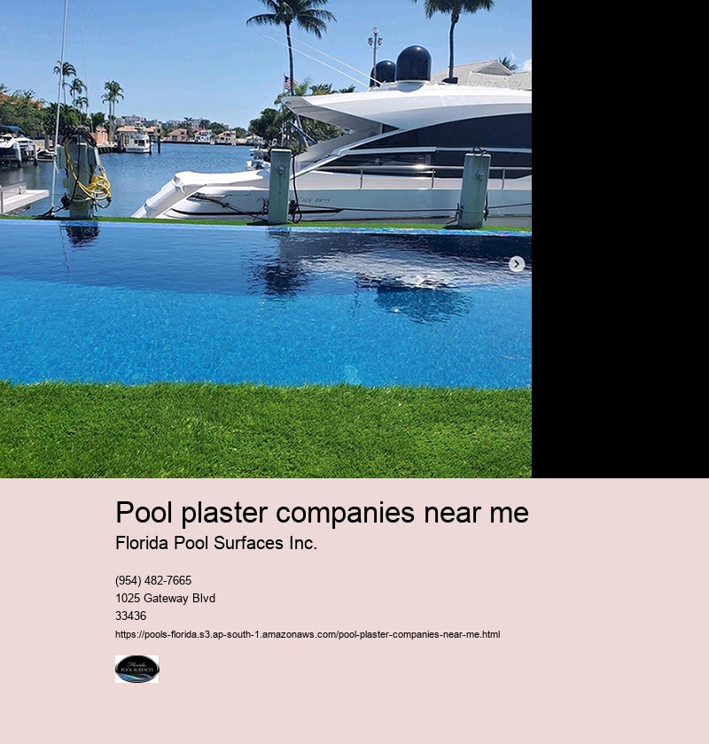 pool plaster companies near me