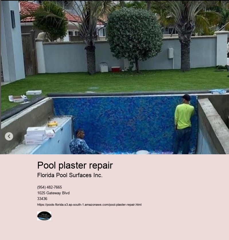 pool plaster repair
