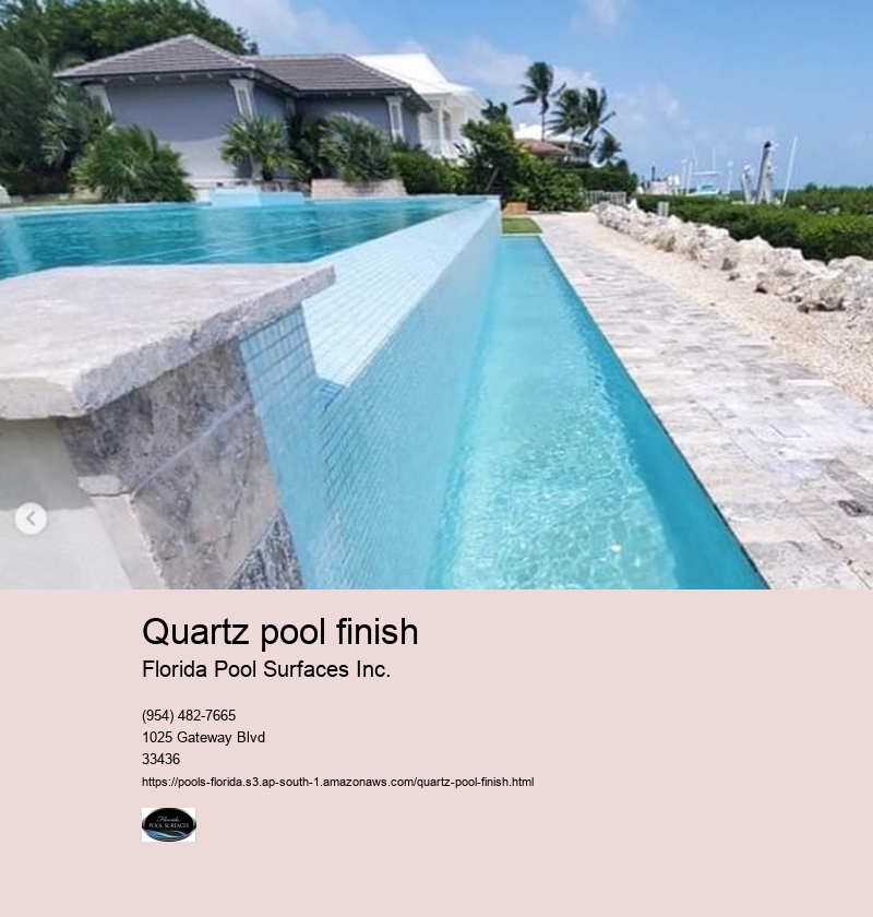 quartz pool finish
