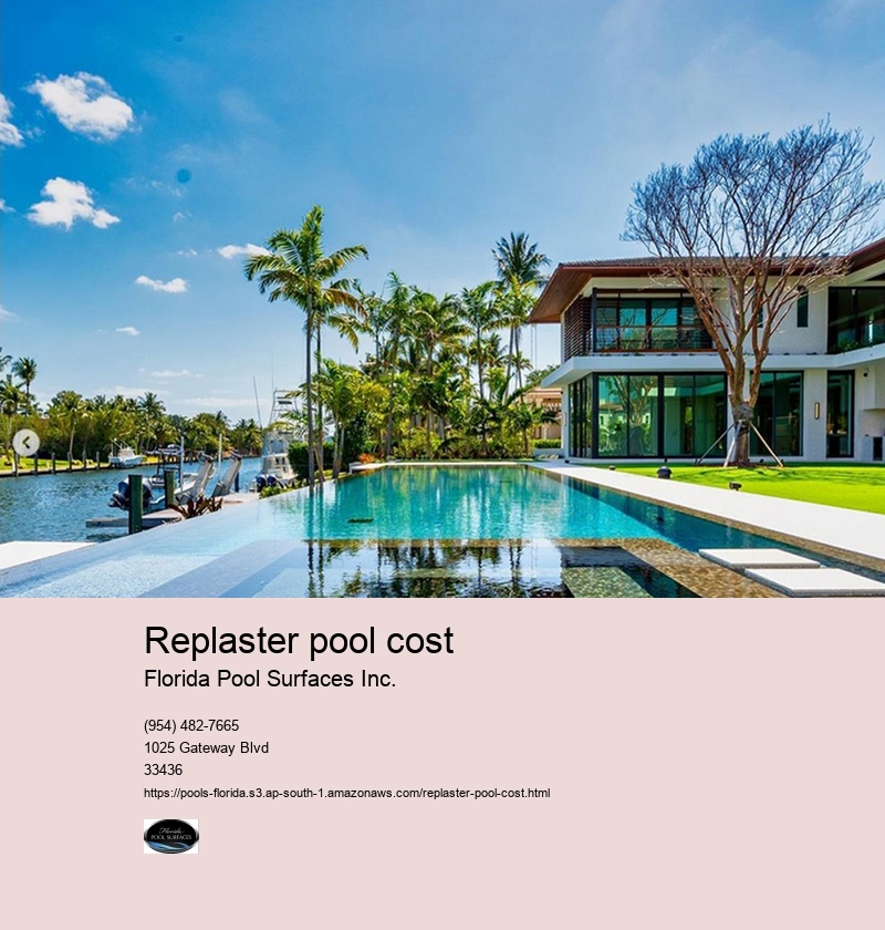 replaster pool cost